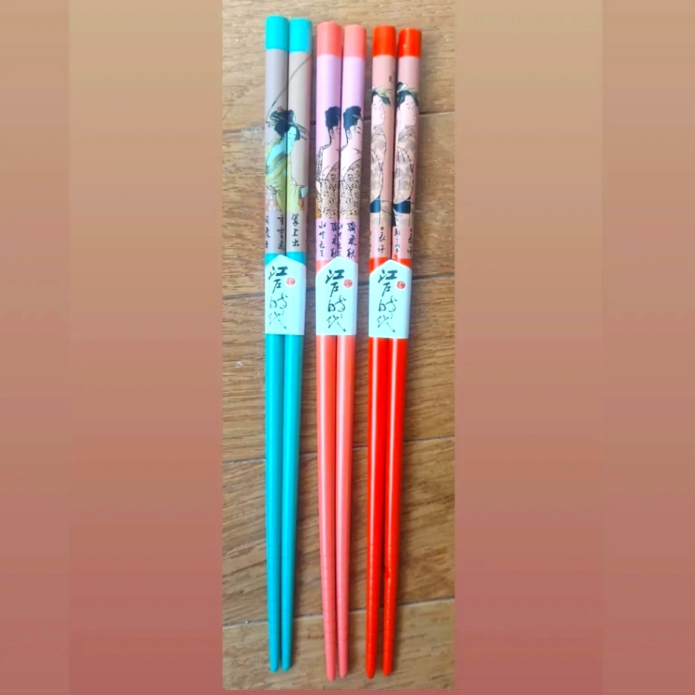 NWT Ornate Chopsticks from China